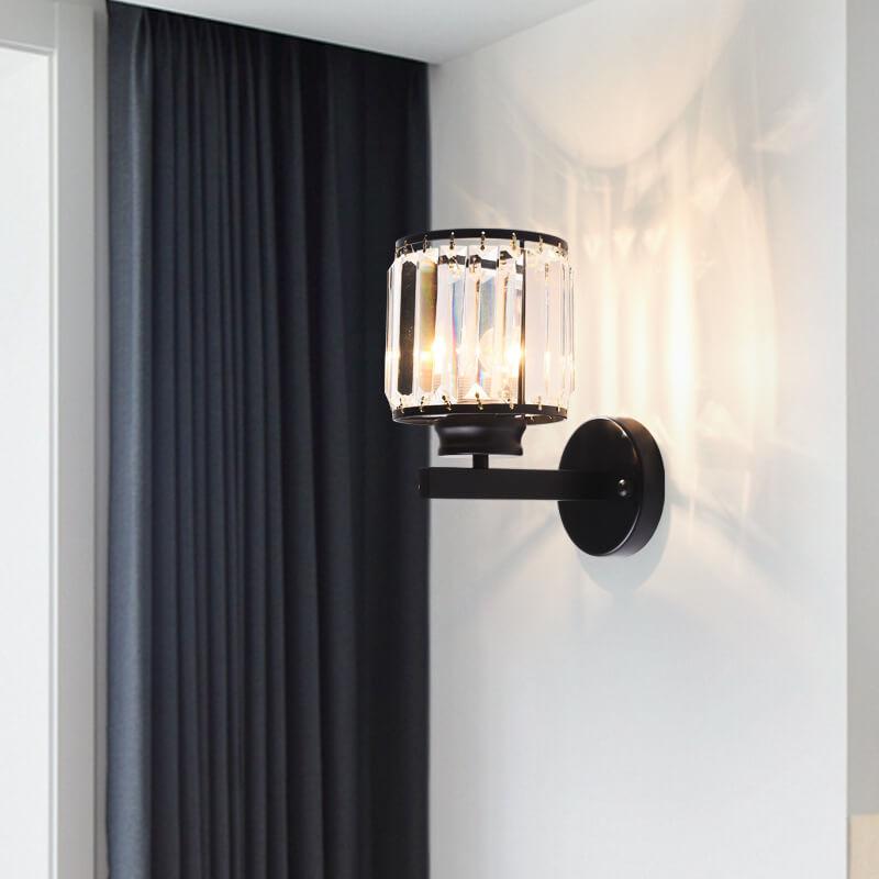 Elegante Kristall-LED-Wandleuchte für die Heimdekoration