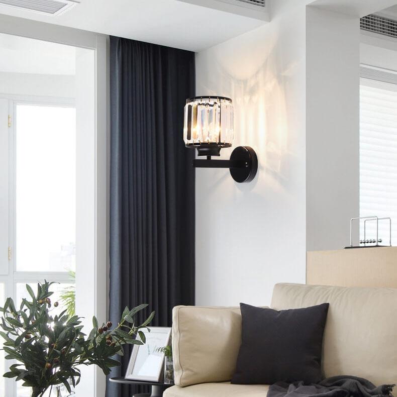 Elegant Crystal LED Wall Light for Home Decor - Halri