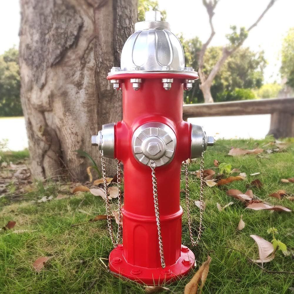 Life-Like Dog Fire Hydrant Garden Decoration