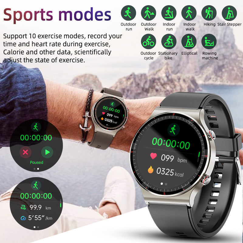 Advanced Fitness Tracker with ECG and Heart Monitoring