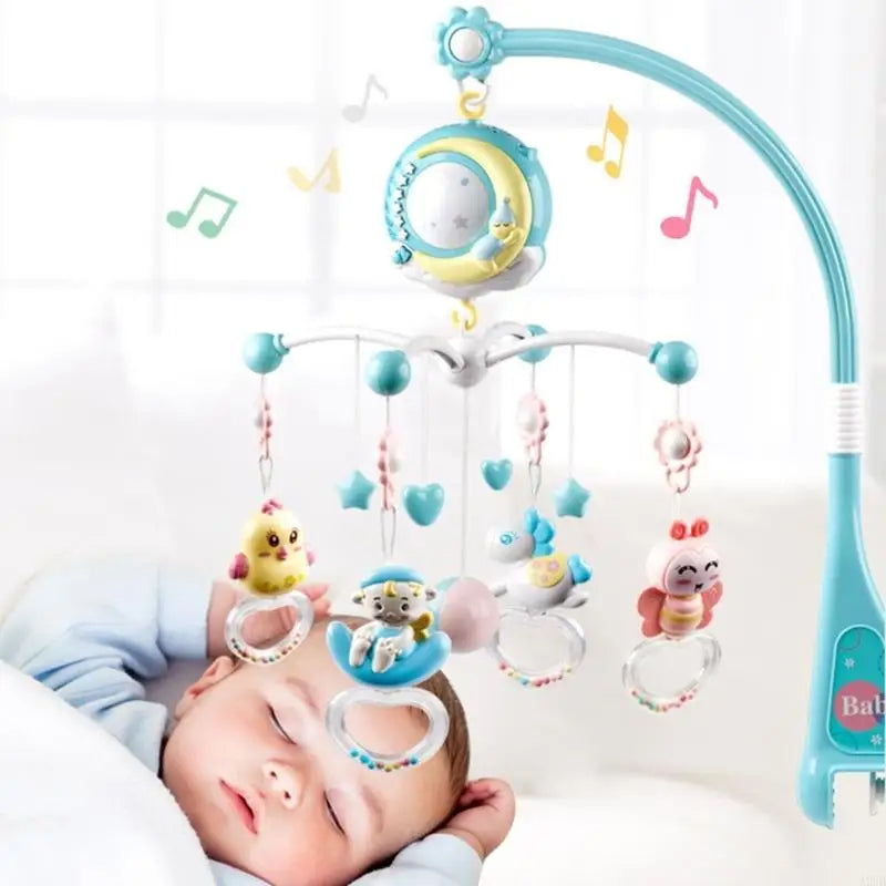 Musical Baby Crib Mobile with Lights and Remote Control