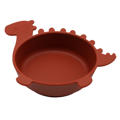 Weiche Silikon-Kinderschüssel – Babyschale in Dinosaurierform