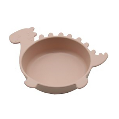 Weiche Silikon-Kinderschüssel – Babyschale in Dinosaurierform