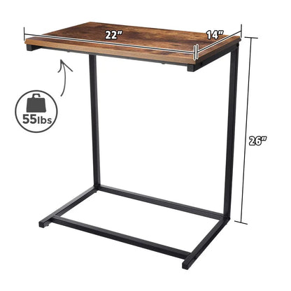 Space Saving Curved Accent Table