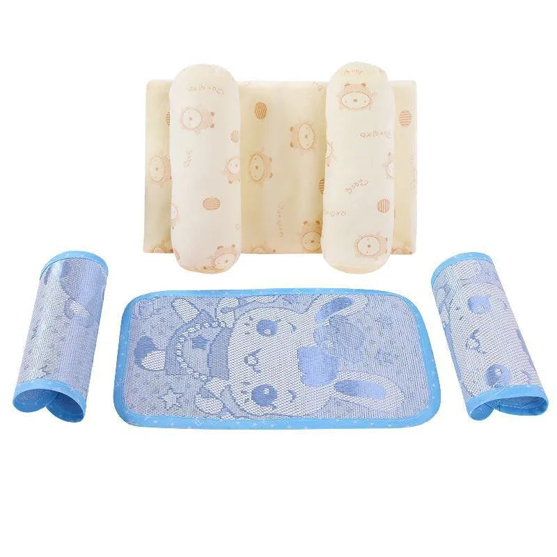 Baby-Schlafstützkissen-Set – Weiches Anti-Roll-Kissen