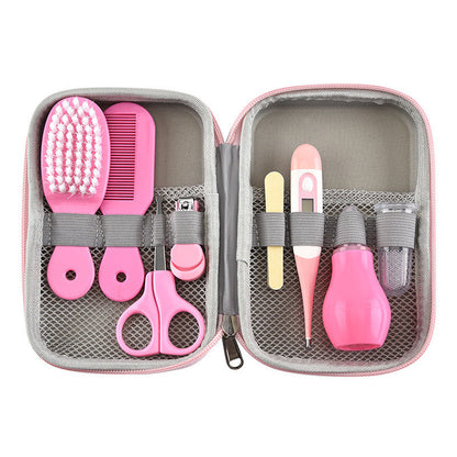 Baby-Basics-Set mit Haarschneidemaschine, Thermometer und Bürste
