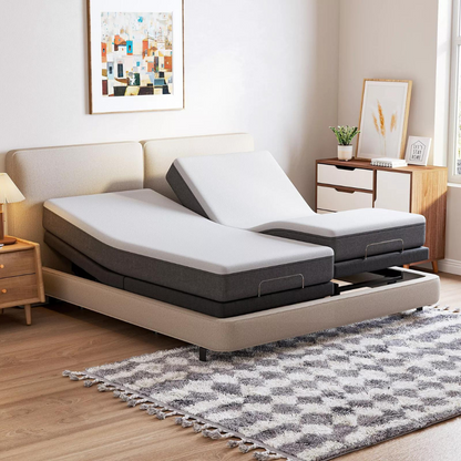 Comfortable Height Adjustable Wireless Bed Frame
