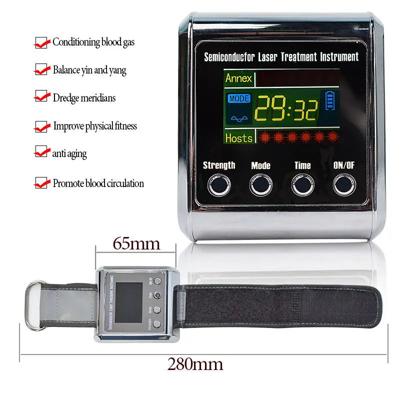 Red Light Therapy Wrist Device for Improved Blood Flow