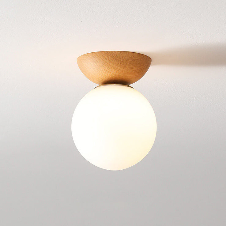 Asiatisch inspirierte LED-Deckenleuchte
