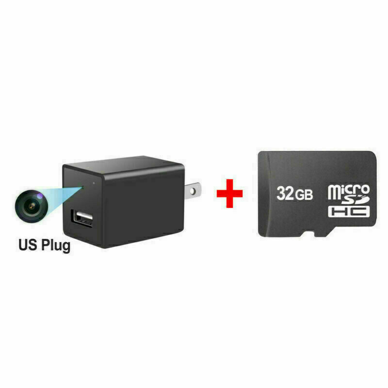 Compact 1080P Hidden Spy Camera Wall Charger