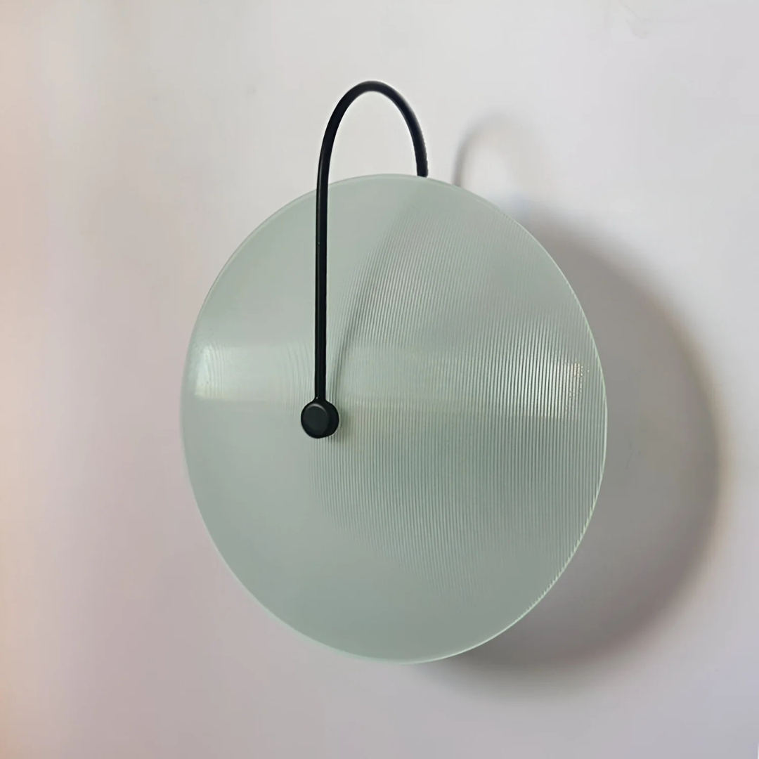Runde moderne Glaswandleuchte