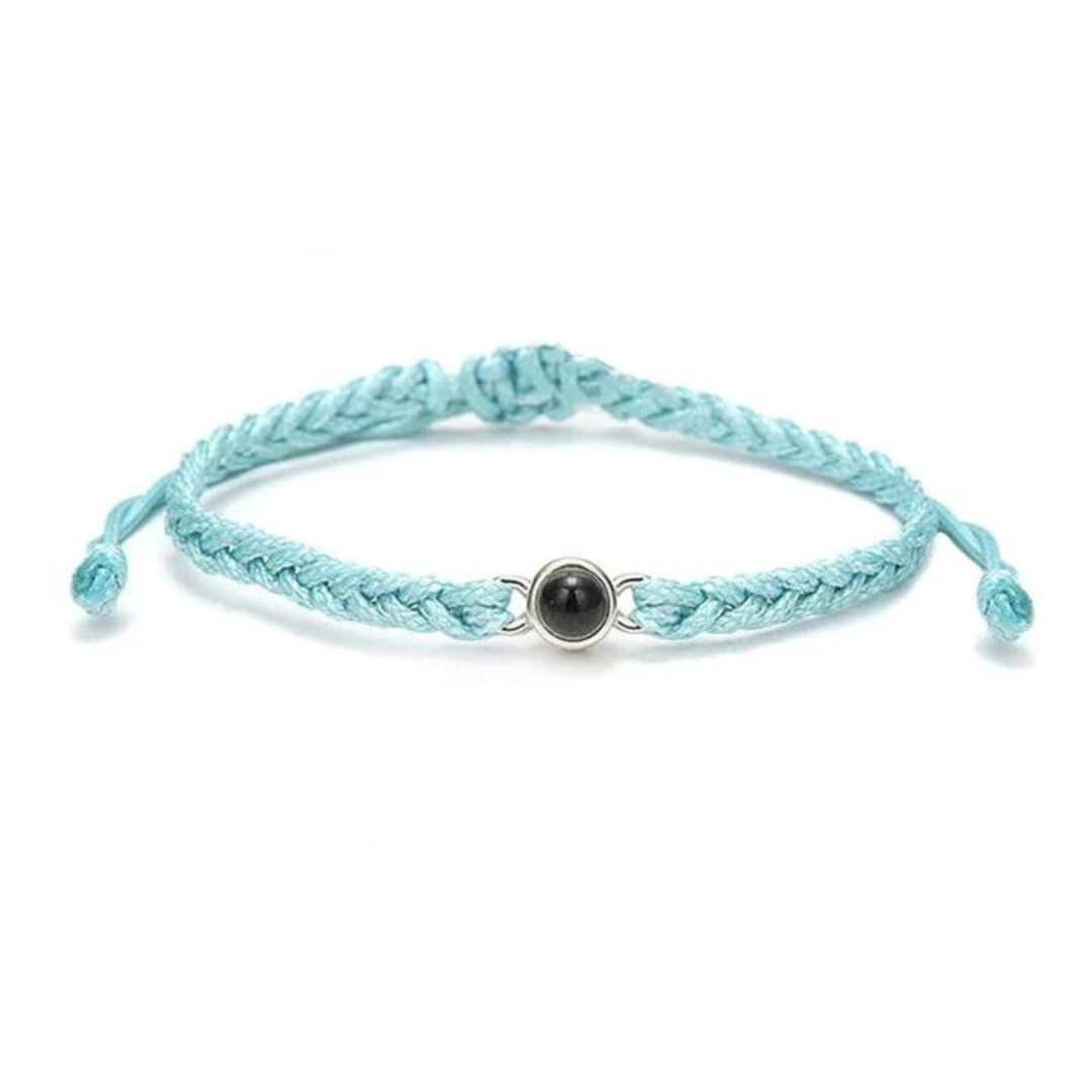Personalisiertes Armband mit Fotoanhänger