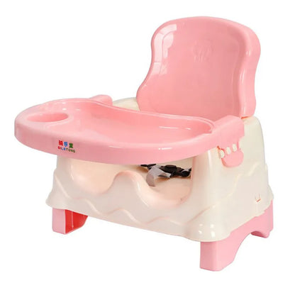 Praktischer Baby-Essstuhl mit Tablett und Gurt