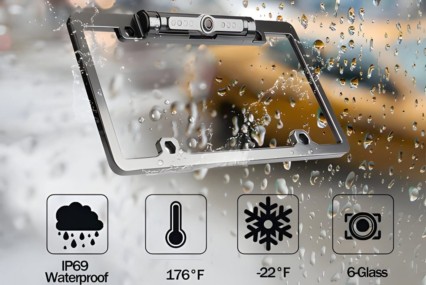Rearview License Plate Reverse Camera