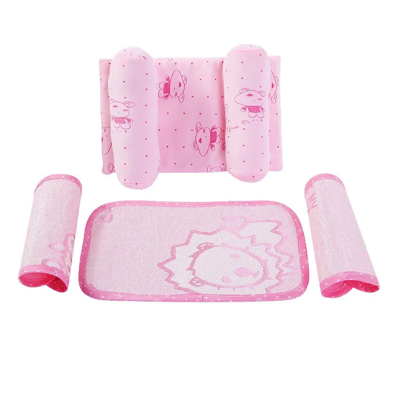Baby-Schlafstützkissen-Set – Weiches Anti-Roll-Kissen