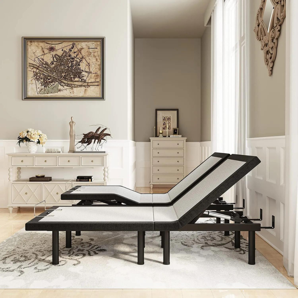 Comfortable Height Adjustable Wireless Bed Frame