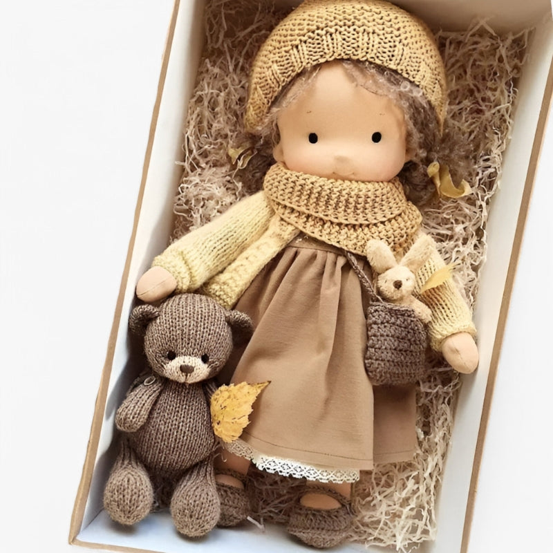 Artistic Wooden Doll for Creative Kids Play