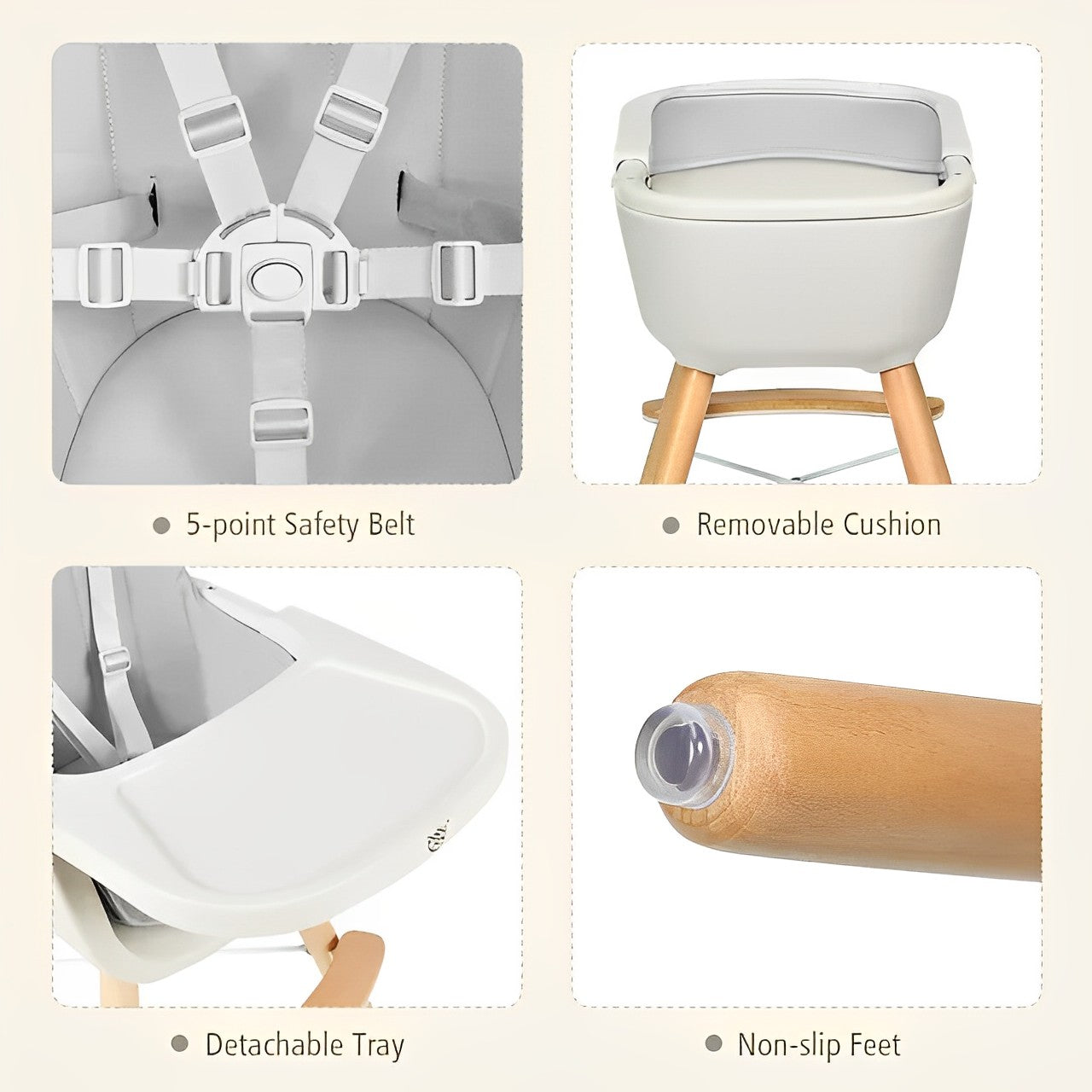 Space Saving Adjustable Baby Chair