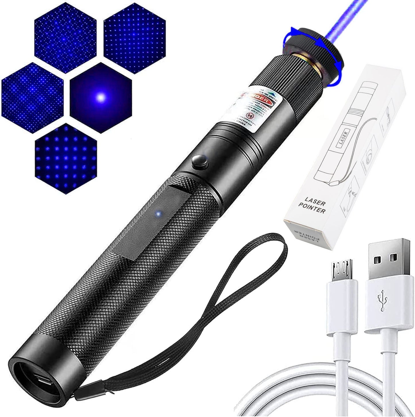 Wiederaufladbarer Hochleistungs-Laserpointer