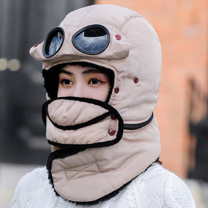 Isolierte, warme Mütze für Outdoor-Sportarten bei kaltem Wetter