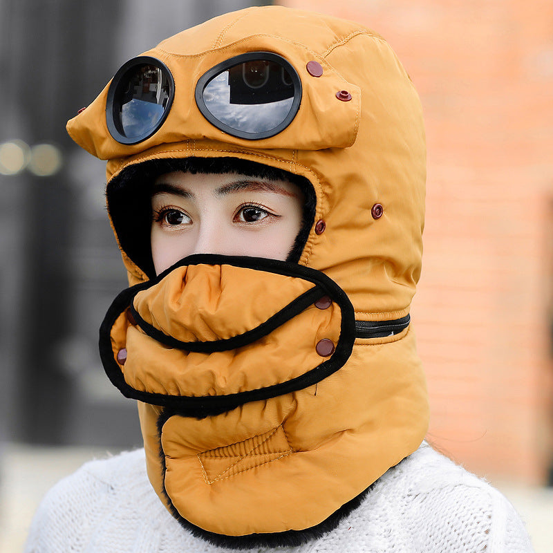 Isolierte, warme Mütze für Outdoor-Sportarten bei kaltem Wetter