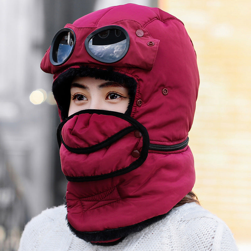 Isolierte, warme Mütze für Outdoor-Sportarten bei kaltem Wetter