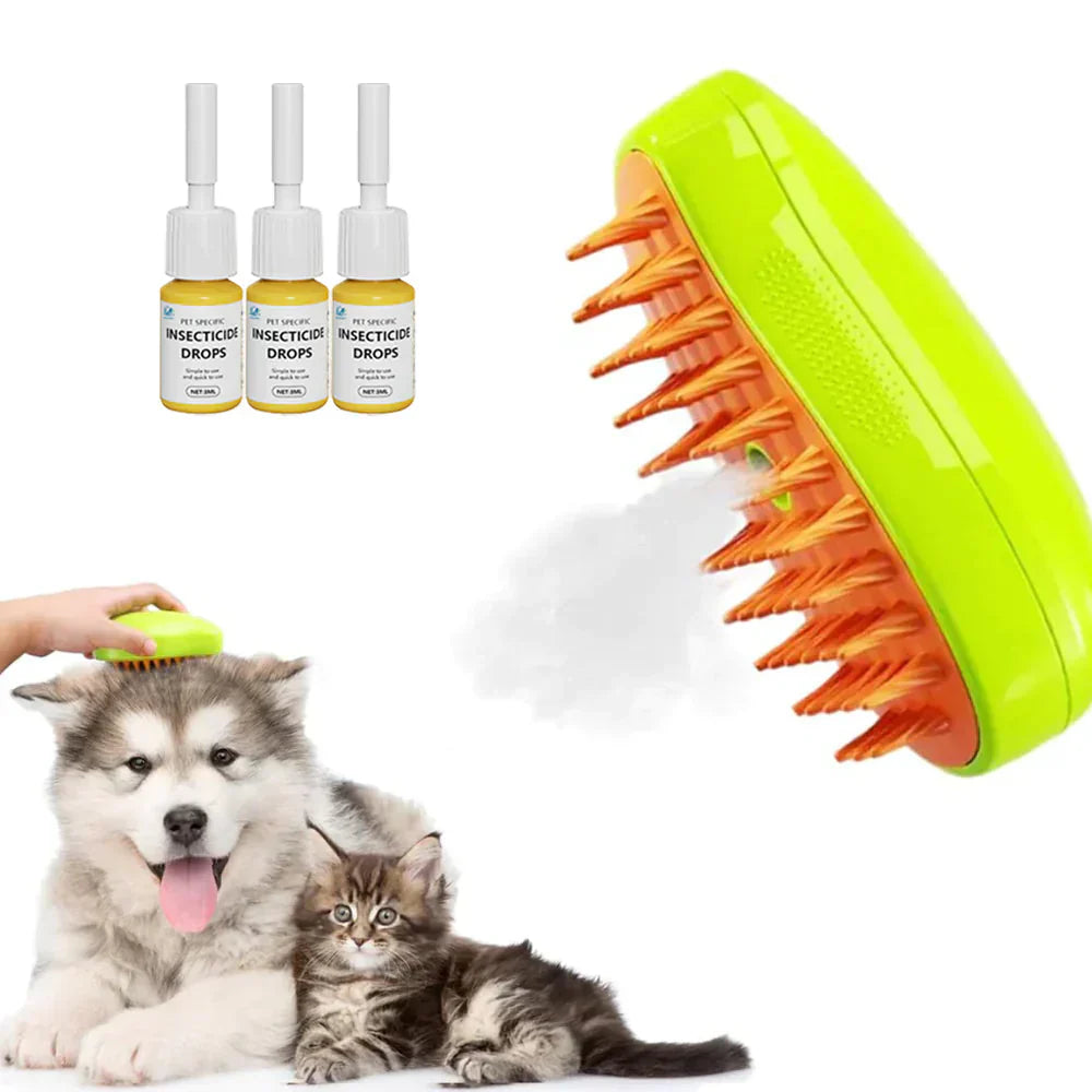 Gentle Rechargeable Pet Grooming Brush