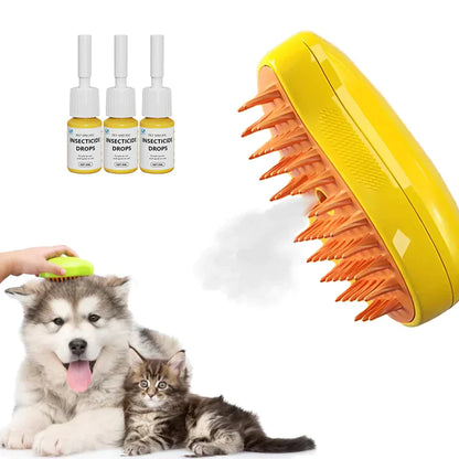 Gentle Rechargeable Pet Grooming Brush