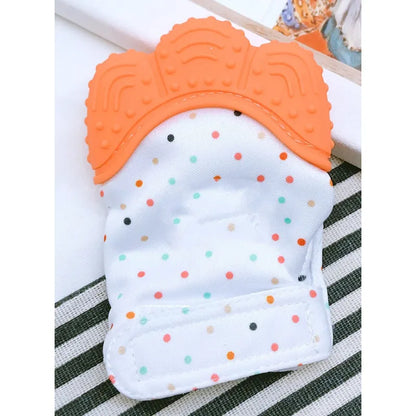 Baby-Beißhandschuh mit weichem Silikon