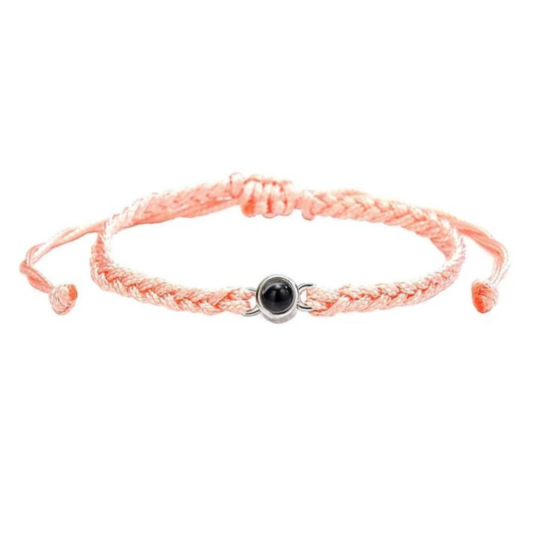 Personalisiertes Armband mit Fotoanhänger