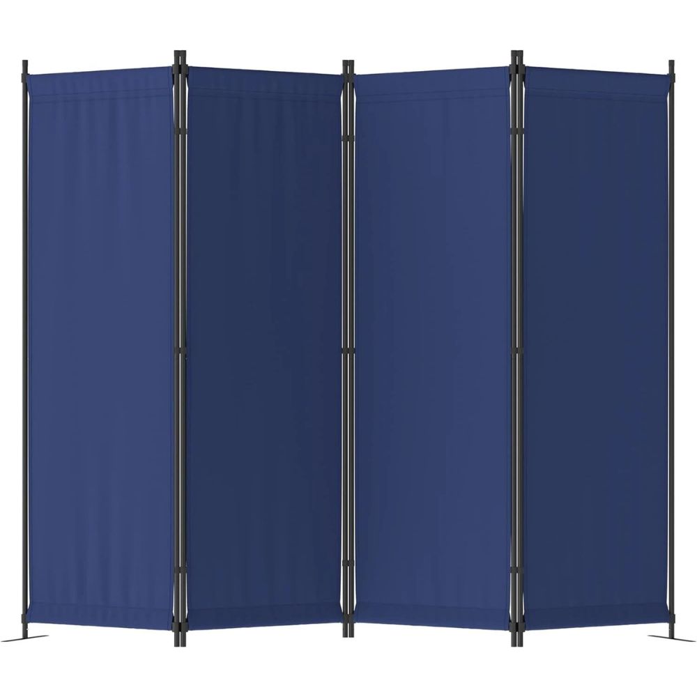 Portable 4-Panel Room Divider Screen for Home Office