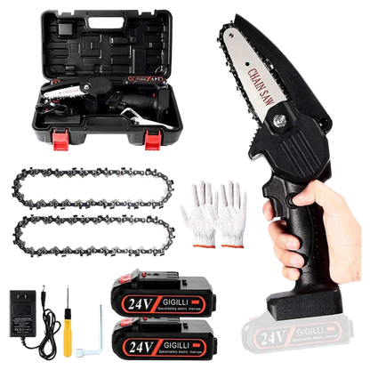 Powerful Portable 24V Compact Chainsaw Kit - Halri