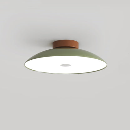 Modern Brushed Metal LED Ceiling Fixture Light