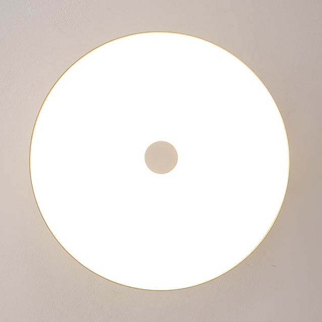 Modern Brushed Metal LED Ceiling Fixture Light