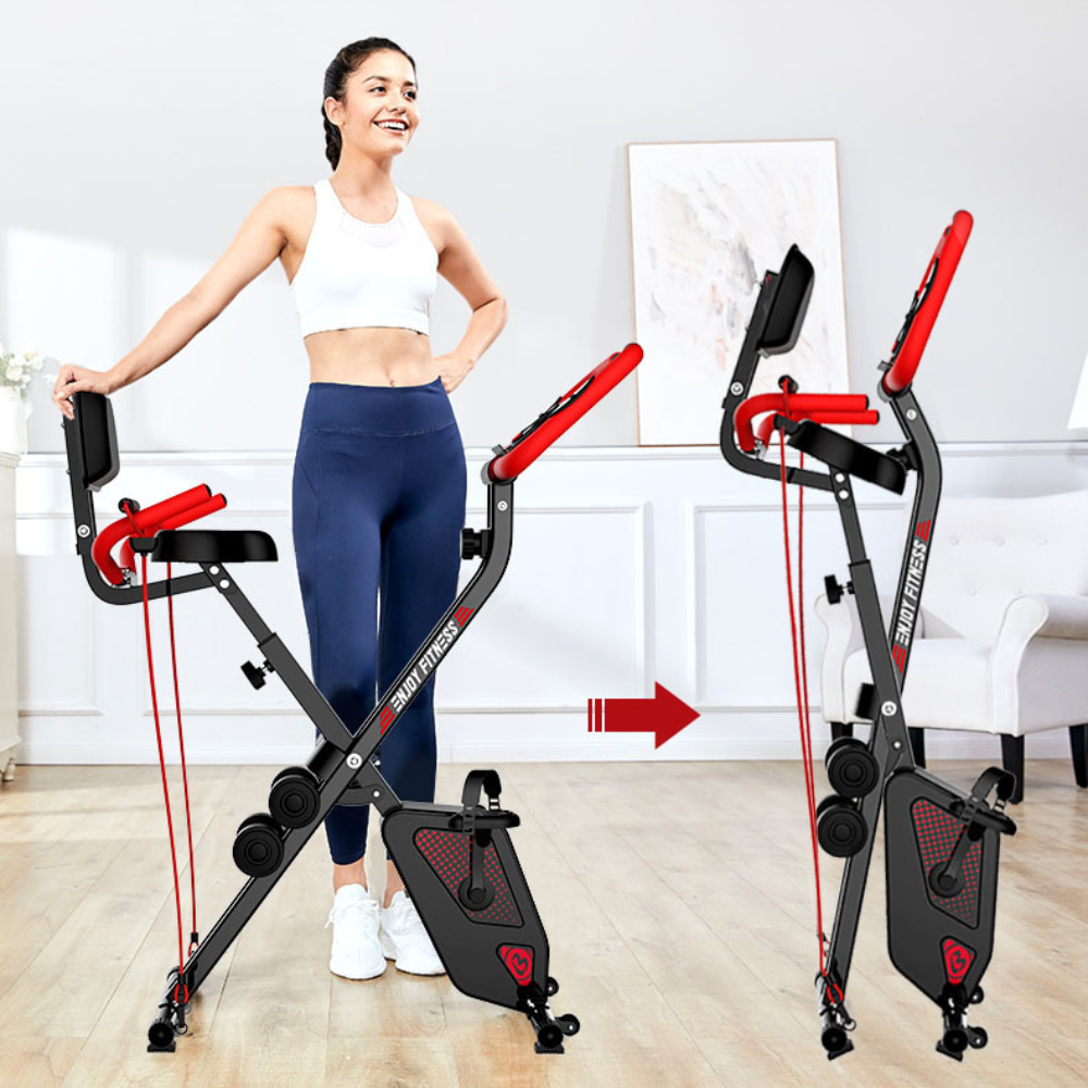 Compact Folding Recumbent Exercise Cycle Bike