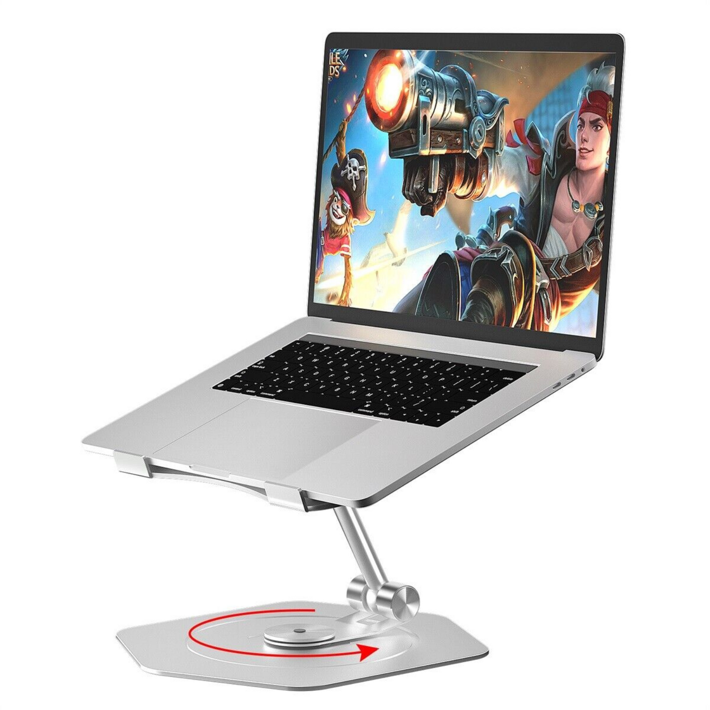 Adjustable Height Laptop Stand with 360 Rotation - Halri