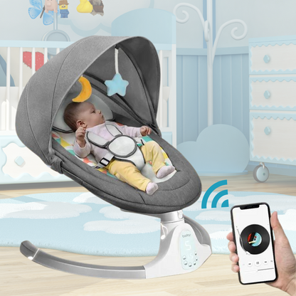 Deluxe Baby Rocker And Swing Set