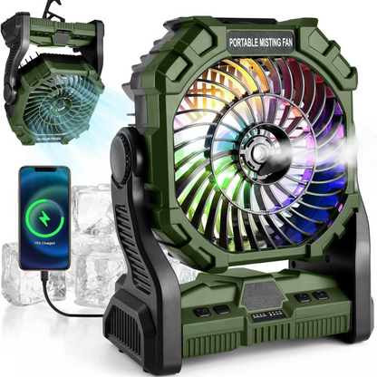 Mini Outdoor Personal Misting Fan Spray Cooler