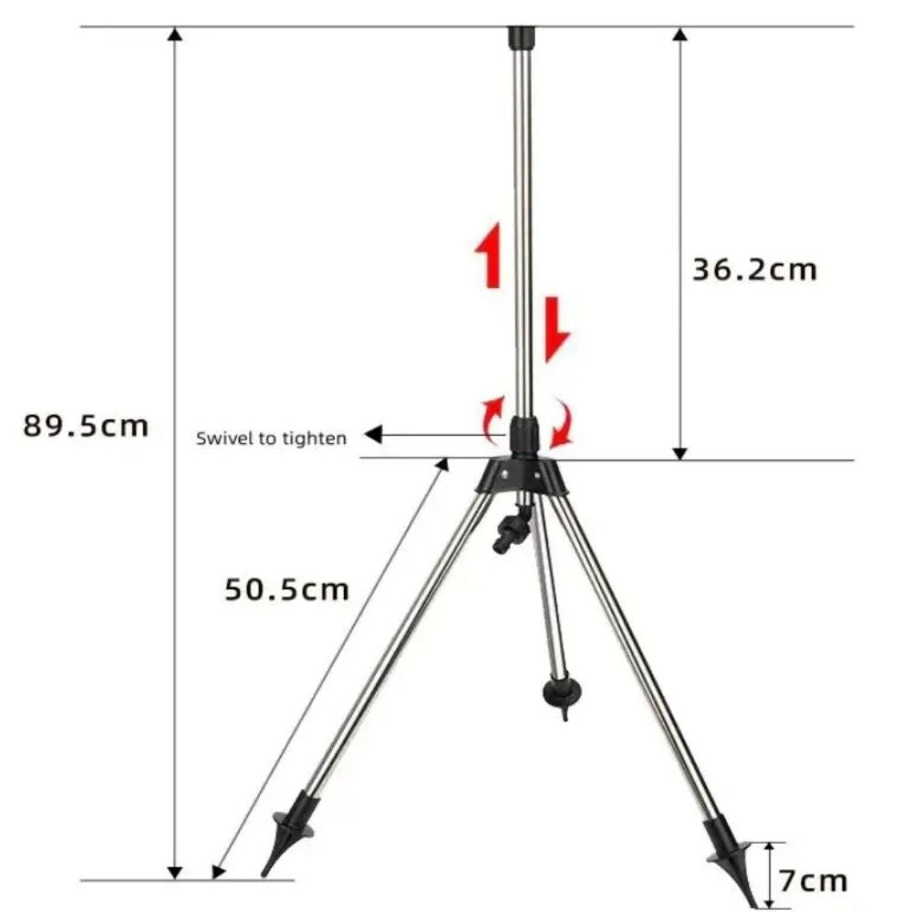 Adjustable Yard Sprinkler with Stable Base Stand