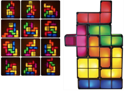 Colorful Fun Geometric Block Desk Lamp - Halri
