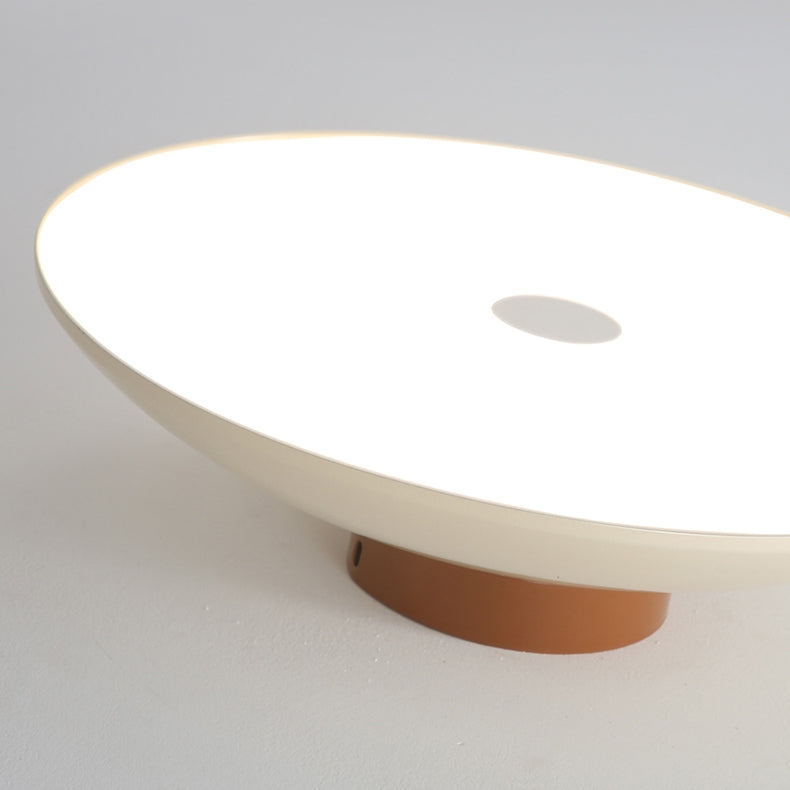 Modern Brushed Metal LED Ceiling Fixture Light