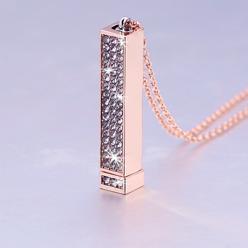 Romantic Hidden Love Message Heart Necklace - Halri