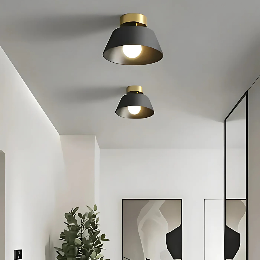 LED-Deckenleuchte im Vintage-Stil