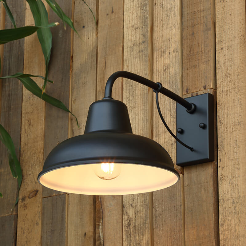 Rustic Farmhouse Outdoor Wall Lantern - Halri