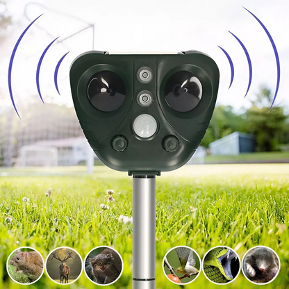 Outdoor Bird Repellent Ultrasonic Pest Control Device