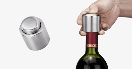 Premium Wine Saver with Stainless Steel Sealer - Halri