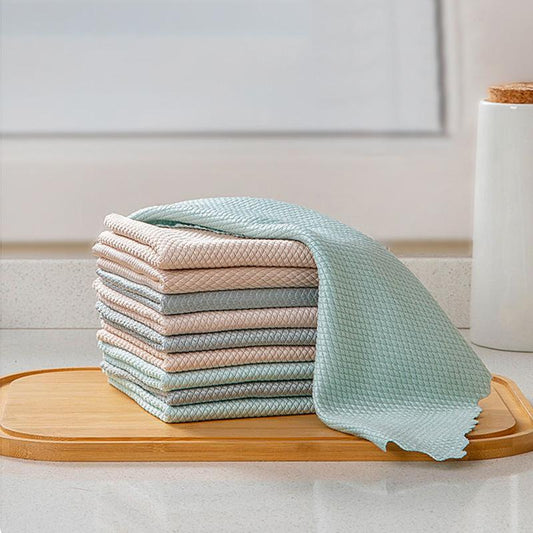 Premium Streak-Free Reusable Cleaning Wipes 5 Pack - Halri