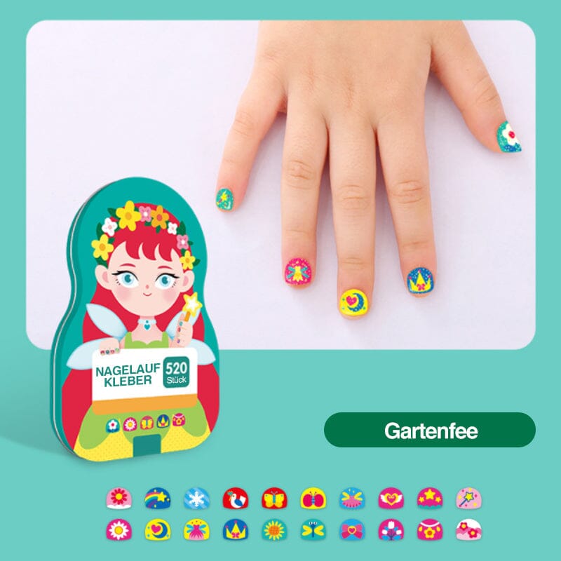 Lustiges Nagelkunst-Aufkleber-Set für Kinder