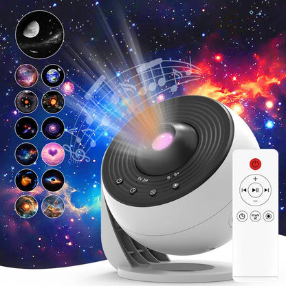 Wireless Star Projector with Built-in Bluetooth Speaker - Halri