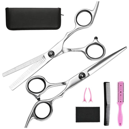 Premium Hair Cutting Kit with Sharp Thinning Scissors - Halri